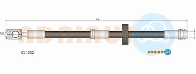 031232 ADRIAUTO Тормозной шланг