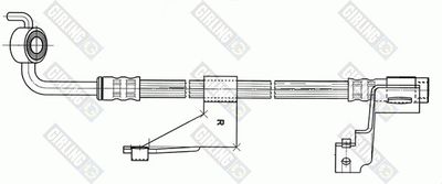 9004363 GIRLING Тормозной шланг