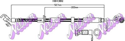 H8438Q KAWE Тормозной шланг