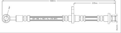 VBJ586 MOTAQUIP Тормозной шланг