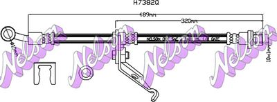 H7382Q KAWE Тормозной шланг