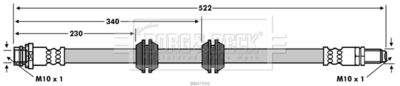 BBH7599 BORG & BECK Тормозной шланг