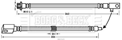 BBH7649 BORG & BECK Тормозной шланг