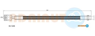 551246 ADRIAUTO Тормозной шланг