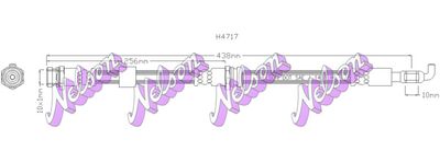 H4717 KAWE Тормозной шланг