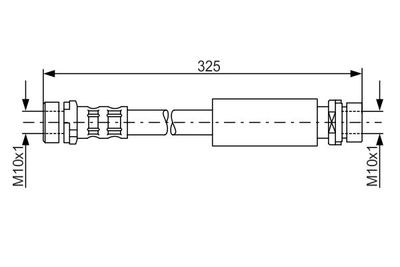 1987476994 BOSCH Тормозной шланг