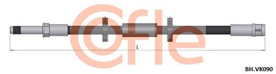 92BHVK090 COFLE Тормозной шланг