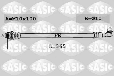 6606231 SASIC Тормозной шланг