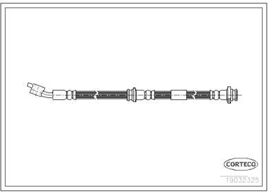 19032325 CORTECO Тормозной шланг