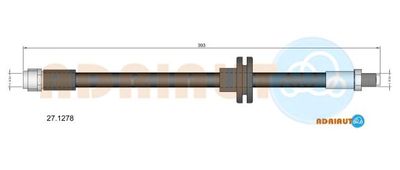 271278 ADRIAUTO Тормозной шланг