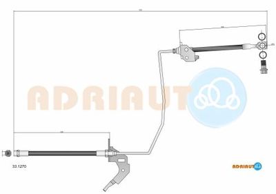 331270 ADRIAUTO Тормозной шланг