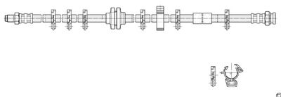 516991 CEF Тормозной шланг