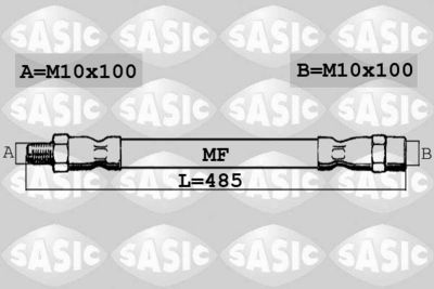 SBH6383 SASIC Тормозной шланг