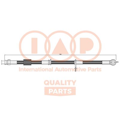 70812034 IAP QUALITY PARTS Тормозной шланг