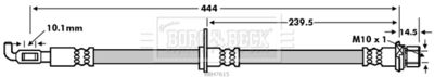 BBH7615 BORG & BECK Тормозной шланг