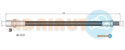 461213 ADRIAUTO Тормозной шланг