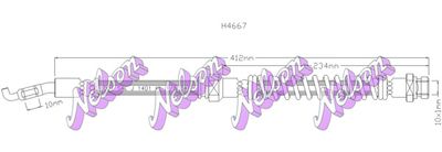 H4667 KAWE Тормозной шланг