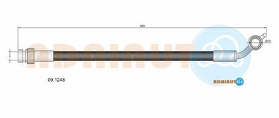 091248 ADRIAUTO Тормозной шланг