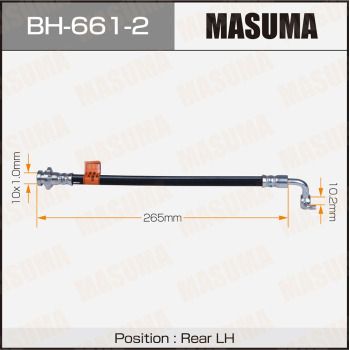 BH6612 MASUMA Тормозной шланг