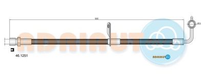 461251 ADRIAUTO Тормозной шланг