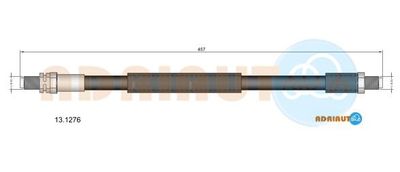 131276 ADRIAUTO Тормозной шланг