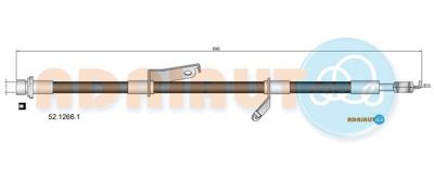 5212661 ADRIAUTO Тормозной шланг