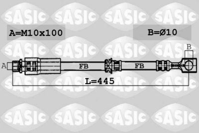 6606193 SASIC Тормозной шланг