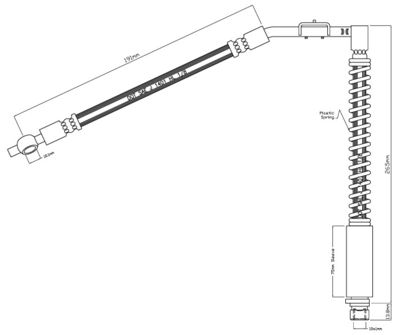 VBH790 MOTAQUIP Тормозной шланг