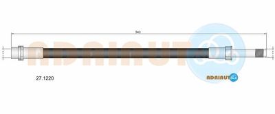 271220 ADRIAUTO Тормозной шланг