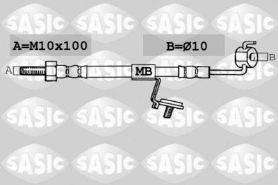 SBH6329 SASIC Тормозной шланг