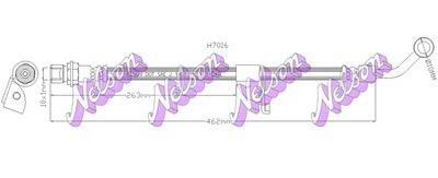 H7016 KAWE Тормозной шланг