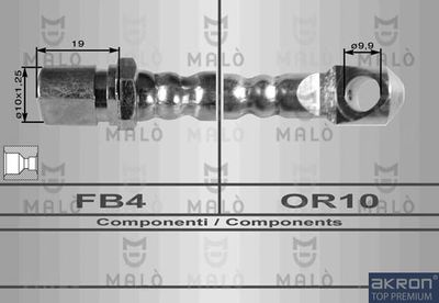 8305 AKRON-MALÒ Тормозной шланг