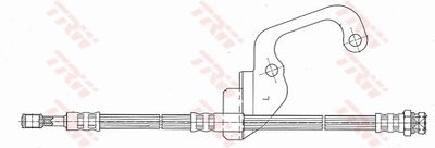 PHD628 TRW Тормозной шланг