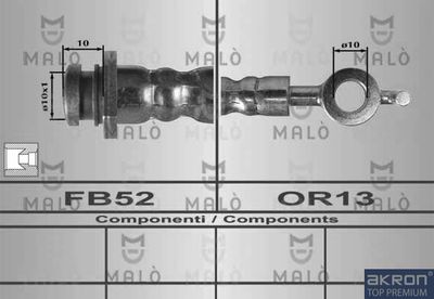 80260 AKRON-MALÒ Тормозной шланг