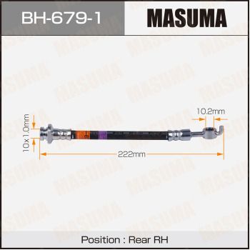 BH6791 MASUMA Тормозной шланг