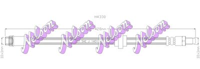 H4330 KAWE Тормозной шланг