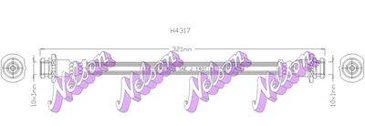 H4317 KAWE Тормозной шланг