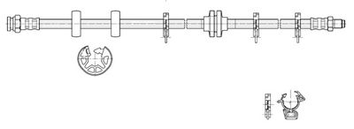 517136 CEF Тормозной шланг