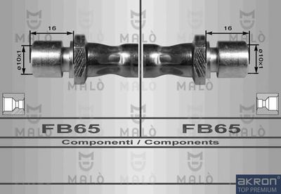 80112 AKRON-MALÒ Тормозной шланг