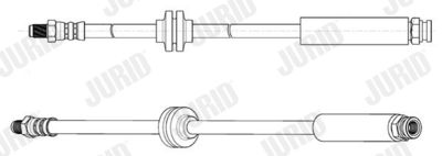 173176J JURID Тормозной шланг
