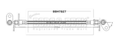 BBH7827 BORG & BECK Тормозной шланг