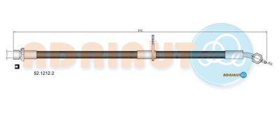 5212122 ADRIAUTO Тормозной шланг