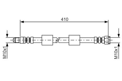 1987476650 BOSCH Тормозной шланг