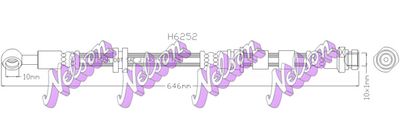 H6252 KAWE Тормозной шланг