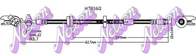 H7216Q KAWE Тормозной шланг