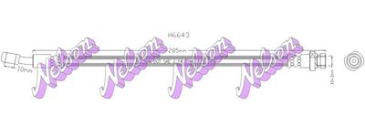 H6643 KAWE Тормозной шланг