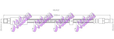 H6412 KAWE Тормозной шланг