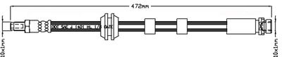 JBH1037 JURATEK Тормозной шланг