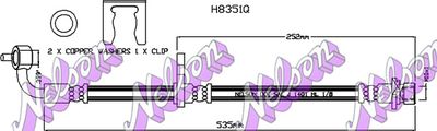 H8351Q KAWE Тормозной шланг