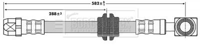 BBH6724 BORG & BECK Тормозной шланг